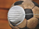 Respiratory mask attached to a football 