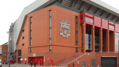 Photo of Anfield Main Stand as taken from Anfield Road
