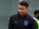 Jesse Lingard during training with England at the 2018 FIFA World Cup