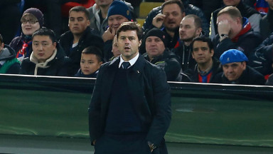 Pochettino during Tottenham's match vs CSKA Moscow in the Champions League