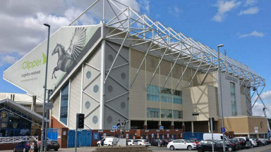 Leeds home ground Elland Road pictured from outside