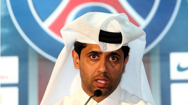 PSG chairman Nasser Al-Khelaifi in Doha